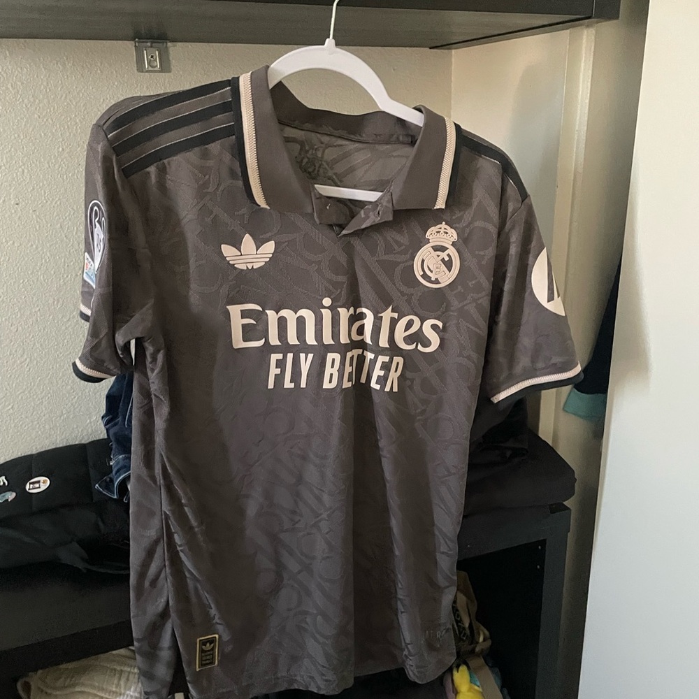 Adidas Real Madrid Charcoal Jersey